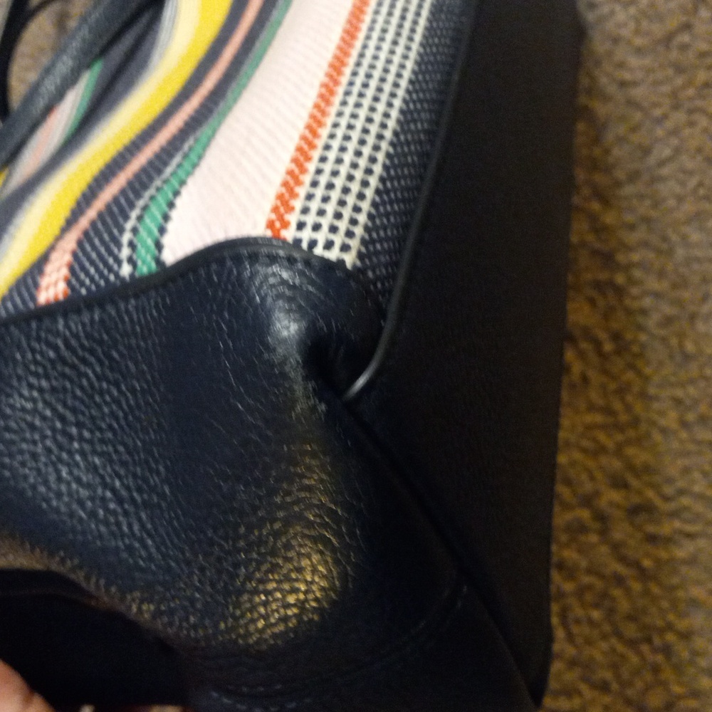 Kate Spade multicolored & navy blue beautiful bag - Picture 9 of 15